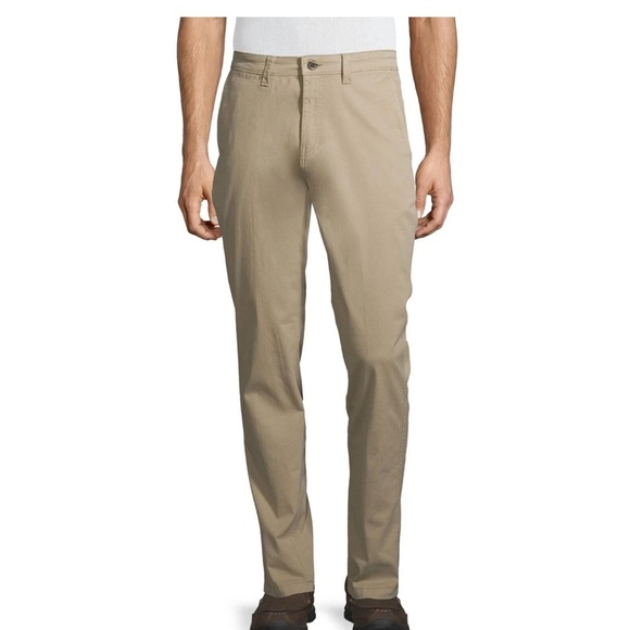 George Men's Athletic Fit Chino Pants, Size 40X30, Athletic Fit, Taper Leg, - Picture 1 of 5